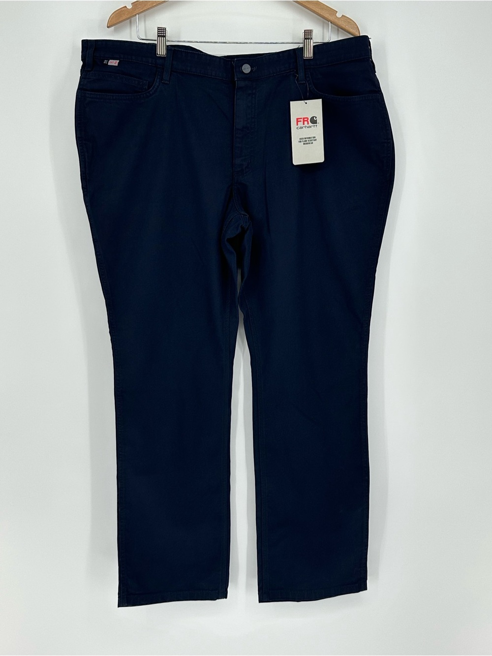 NEW Carhartt Pants Women’s FR Cat 2 Rugged Flex Navy Canvas Uniform Workwear B1